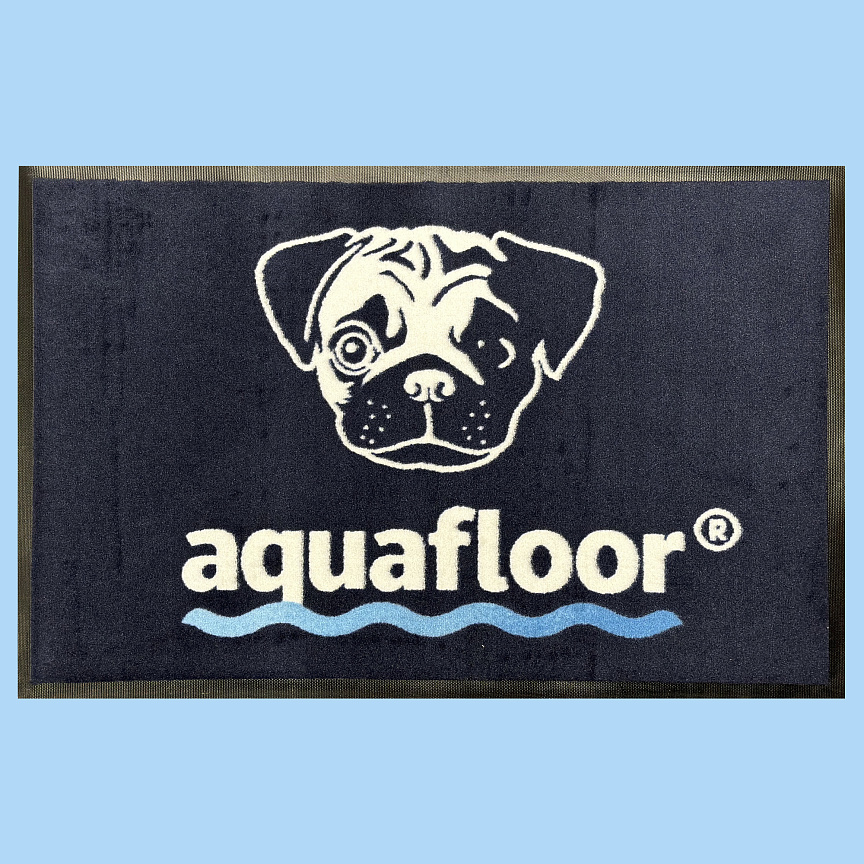 картинка Придверный коврик с логотипом &quot;Aquafloor&quot; от магазина Одежда+