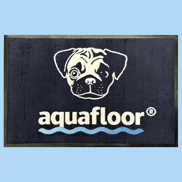 Придверный коврик с логотипом "Aquafloor"